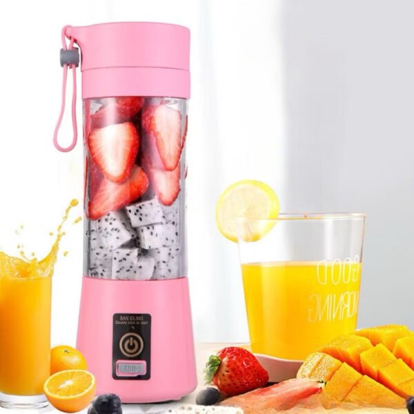 ￼Mini Liquidificador Portátil Shake 6 Laminas + Cabo USB - Image 3