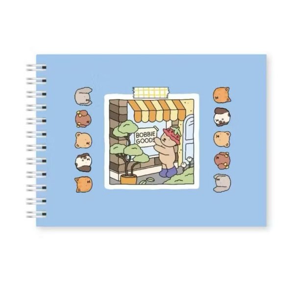 Livro de Colorir Bobbie Goods Capa Dura 50 Folhas 180gr Gramatura Caderno Desenho Pintura Coloring - Image 2