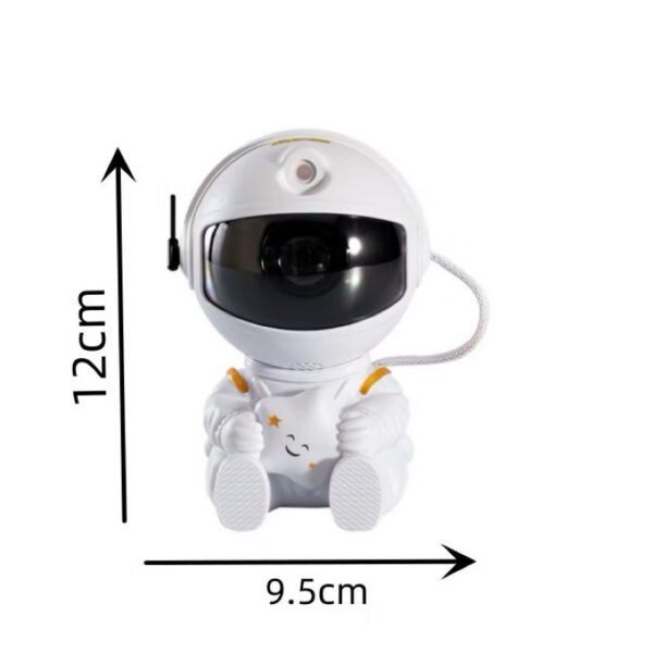 Projetor Astronauta Estrelar Galáctico 360º - GERAÇÃO 2 -  Luz Noturna com Bluetooth e Controle Remoto - Decoração - Image 6