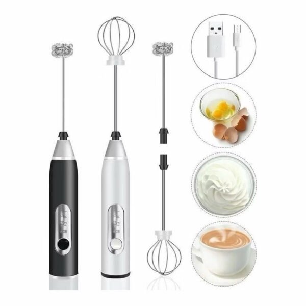 Batedor Misturador Mixer Elétrico para Bebidas Leite café - Image 2