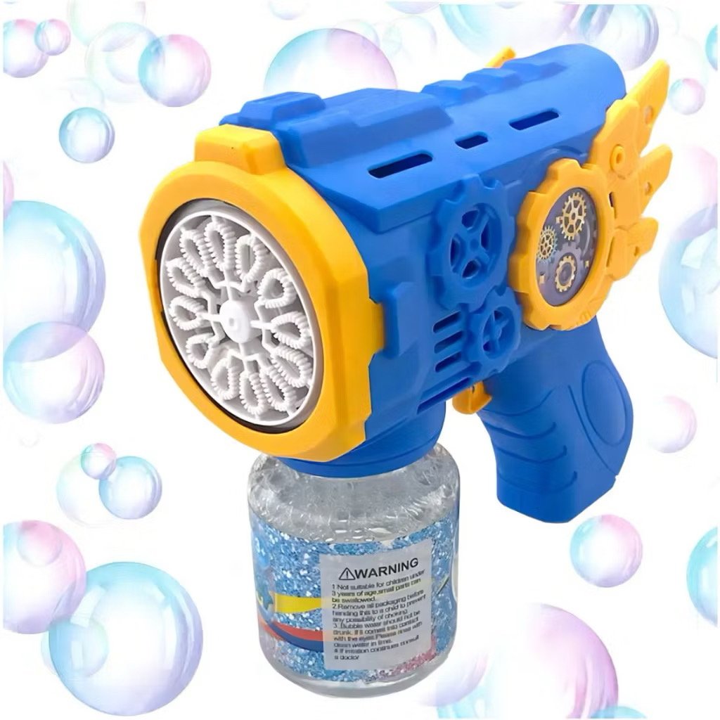 ￼Lança Bolhas de Sabão com Luz Brinquedo Infantil Arminha de Bolha Diversão Crianças