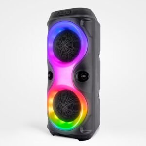 Caixa De Som Bluetooth Potente Caixa Som Com Led RGB FM
